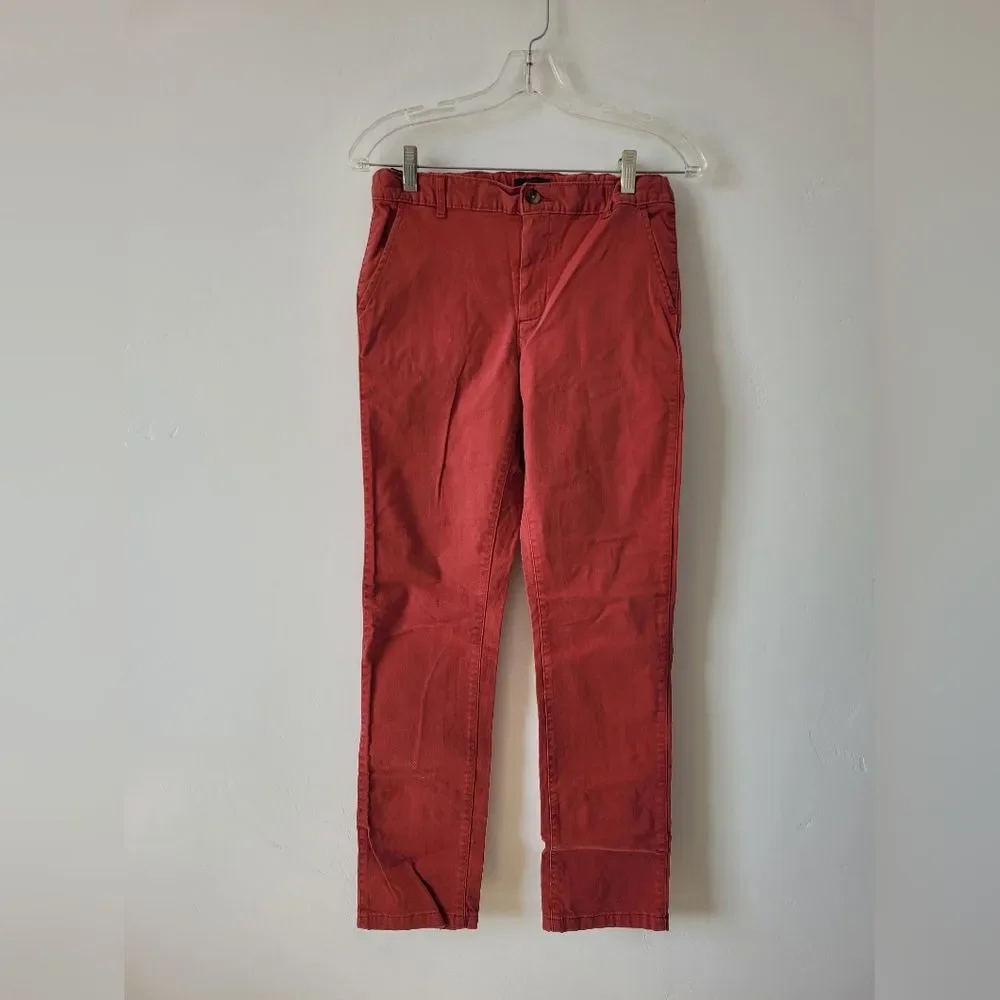 Childrens Place Boys Size 14 Trousers Slacks Dress Pants Brick Red Formal Sunday